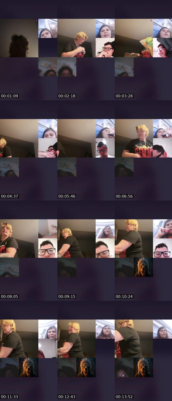 Contact-sheet preview of 🧩⃤ɱ ʝ❌⭕️b̶un̶n̶y̶🐇's Liveme recording