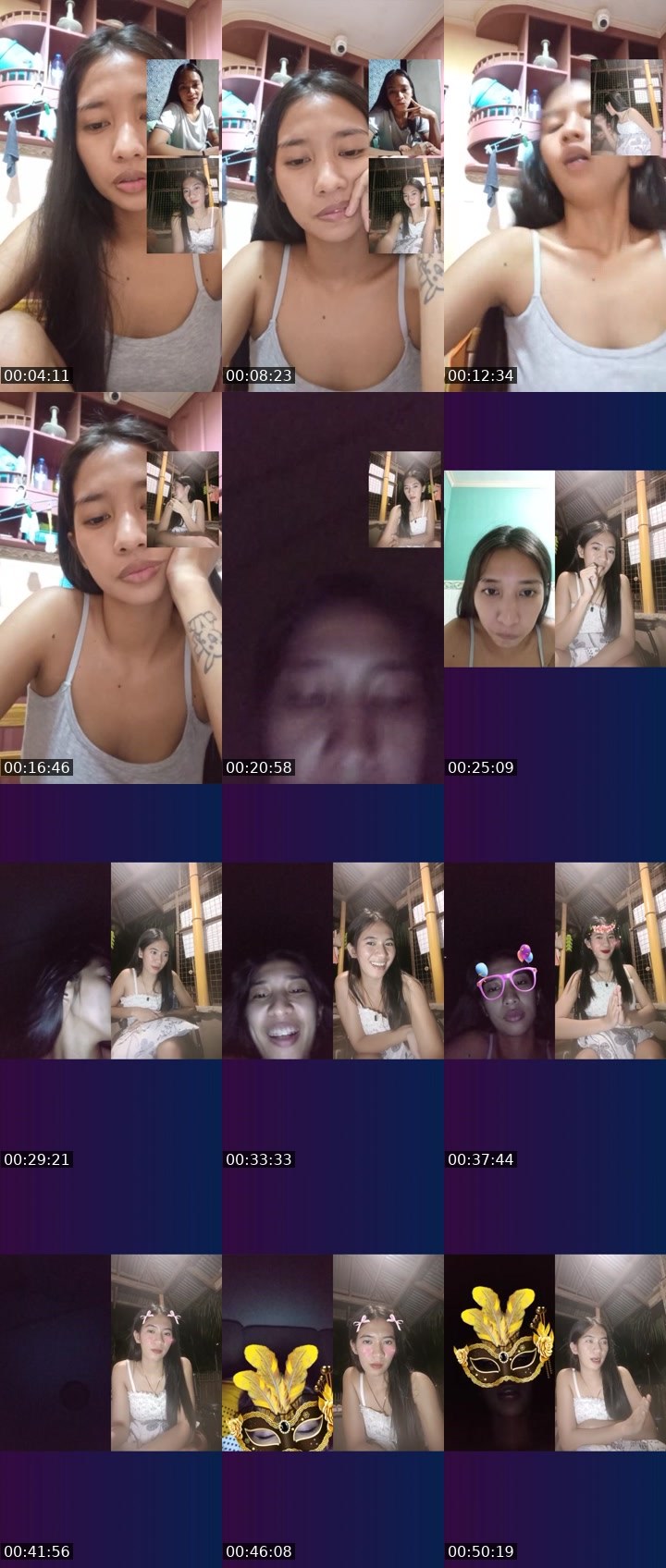 Contact-sheet preview of 👸Lily🧜🏻's Liveme recording