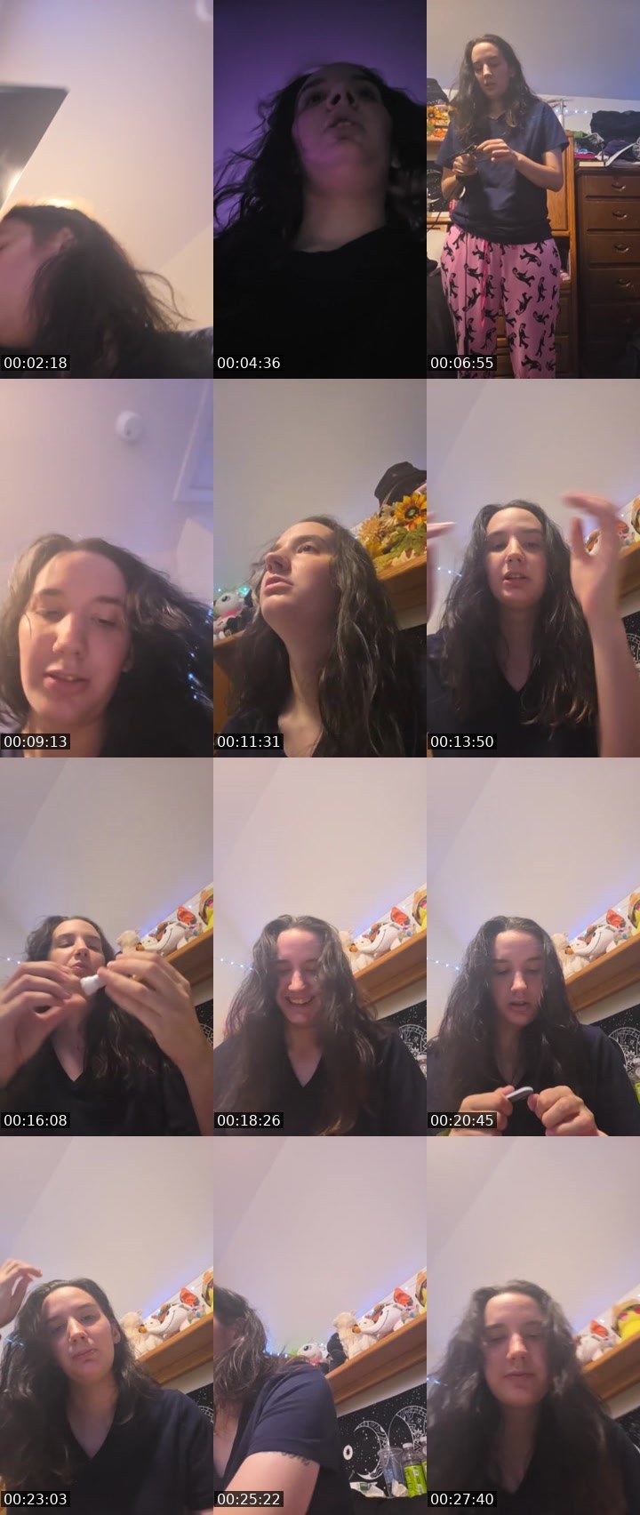 Contact-sheet preview of Itokahontas's Liveme recording