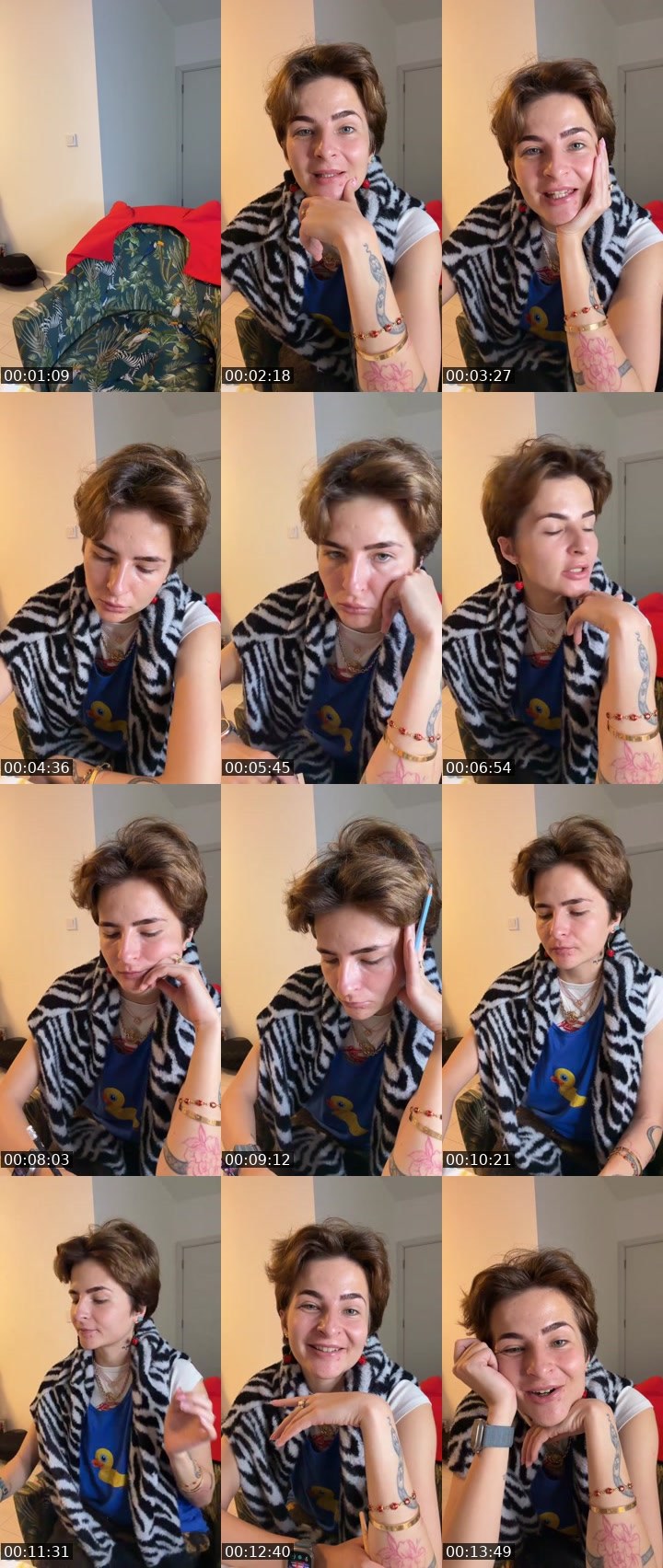 Contact-sheet preview of ❤️Buba❤️'s Liveme recording