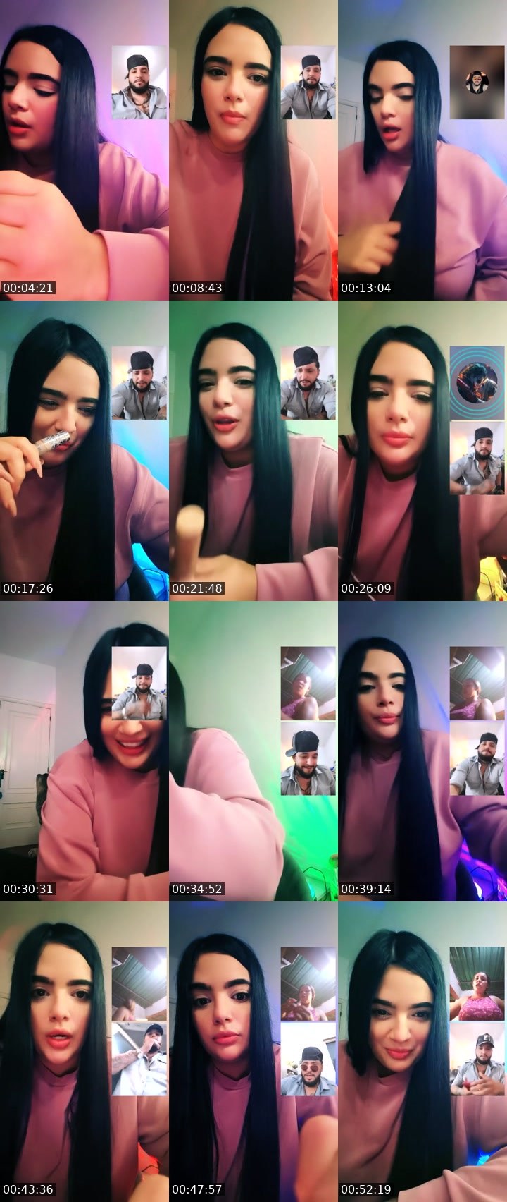 Contact-sheet preview of 👑⃤Yคritah🌸's Liveme recording