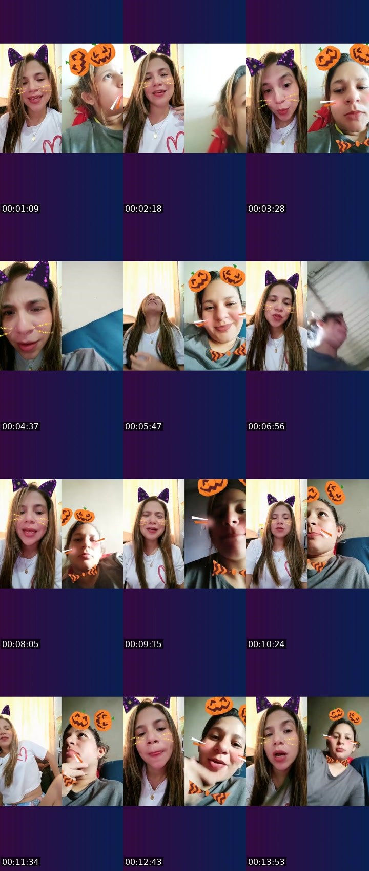 Contact-sheet preview of 😈F🪩Ⓡever👑's Liveme recording