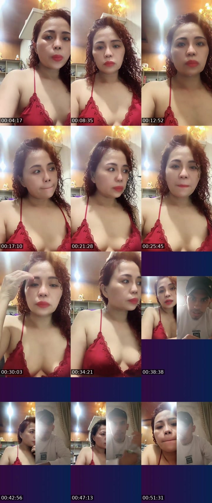 Contact-sheet preview of Kimhoney💃🏻's Liveme recording