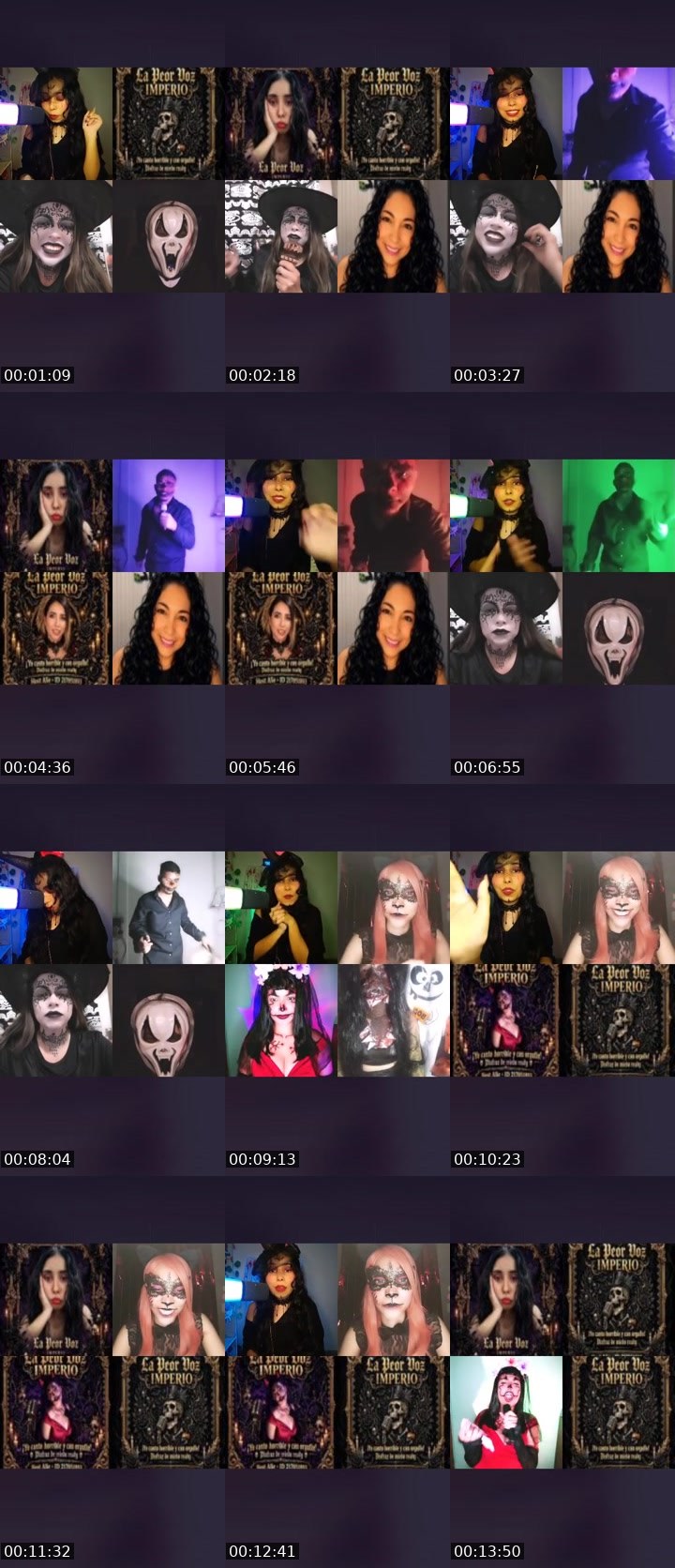 Contact-sheet preview of Aꪶⅈꫀ21k♔☘'s Liveme recording
