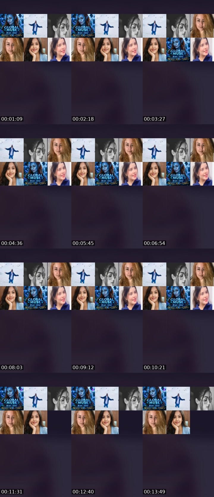 Contact-sheet preview of MU$E💎125к℄'s Liveme recording