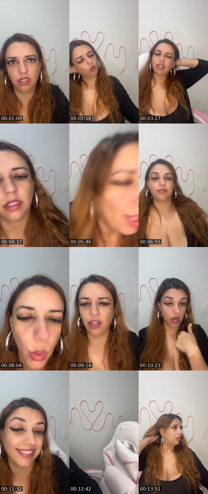 Contact-sheet preview of Line Ribeiro 😎's Liveme recording
