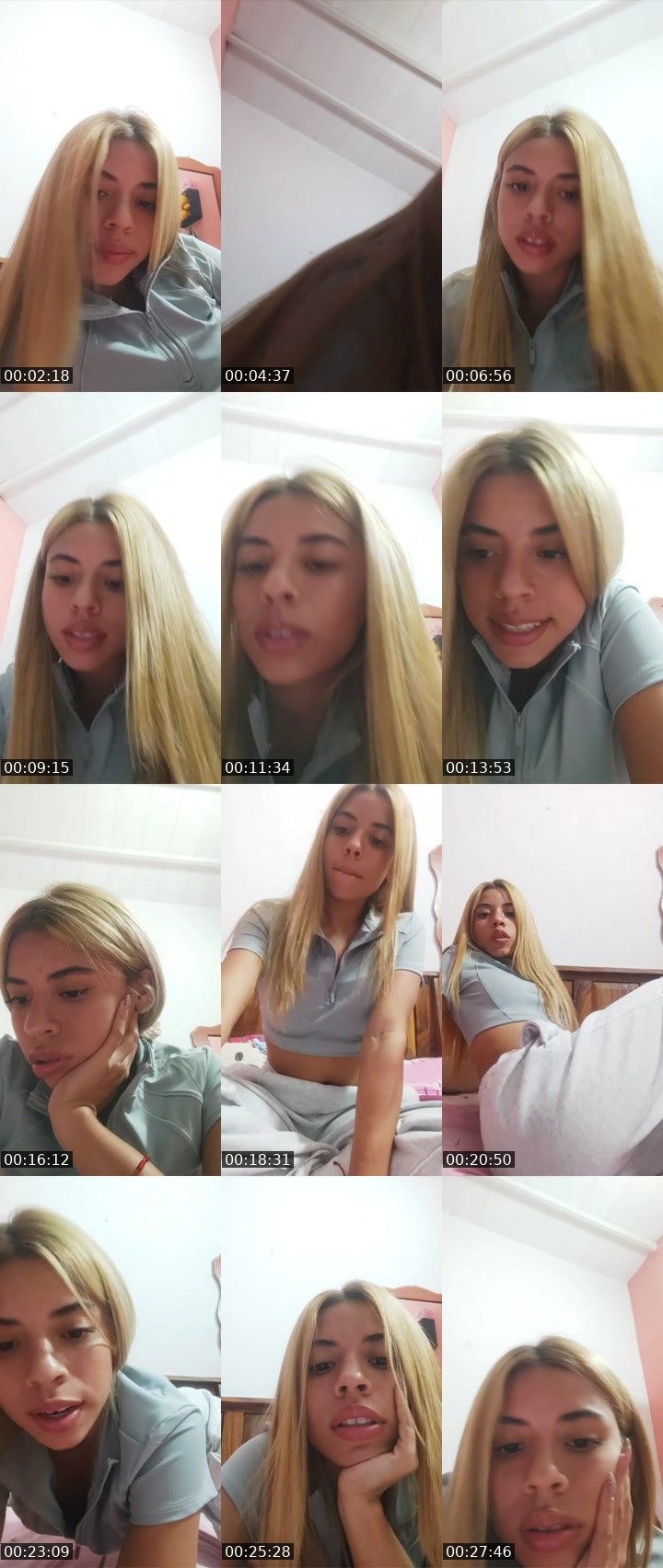 Contact-sheet preview of Julia2000's Liveme recording