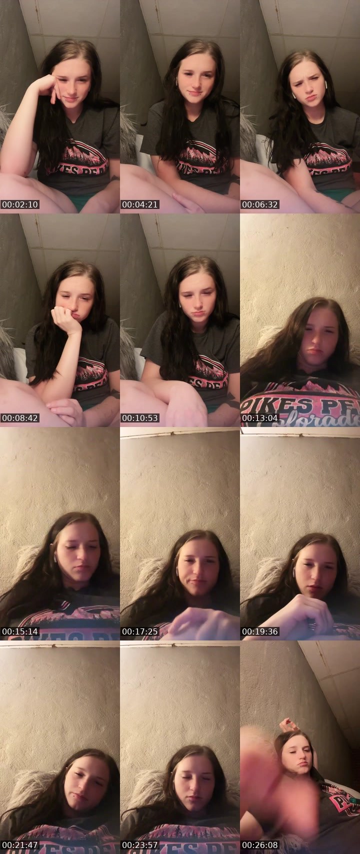 Contact-sheet preview of Aleiah123's Liveme recording