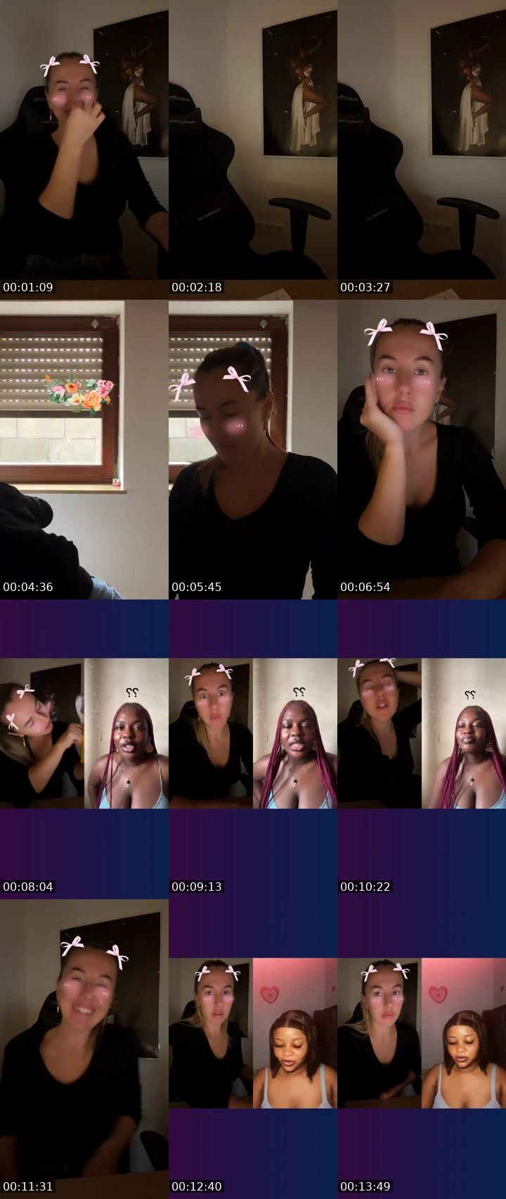 Contact-sheet preview of ☕️𝑽𝑰𝑹𝑮𝑰𝑵𝑰𝑨🍂's Liveme recording