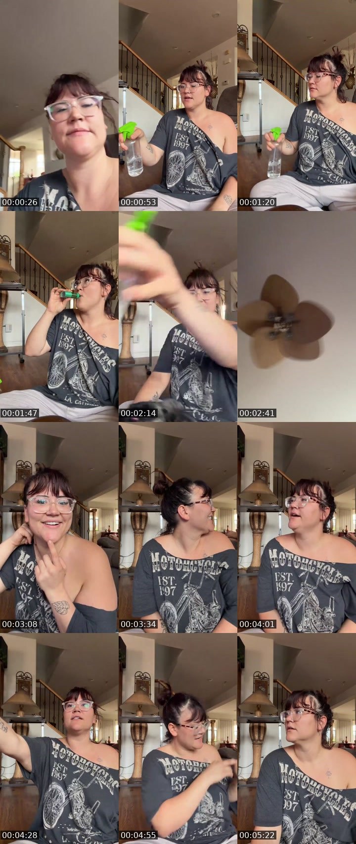 Contact-sheet preview of realjamiexo's Liveme recording