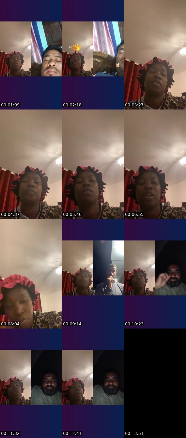 Contact-sheet preview of JeSuS SaVes 15450's Liveme recording