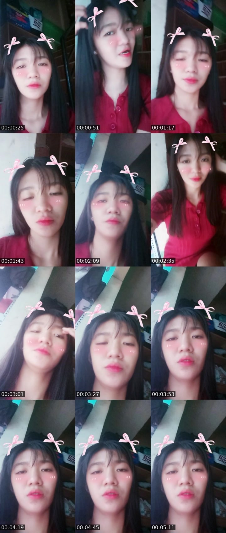 Contact-sheet preview of 👸🏻Narie🫧's Liveme recording