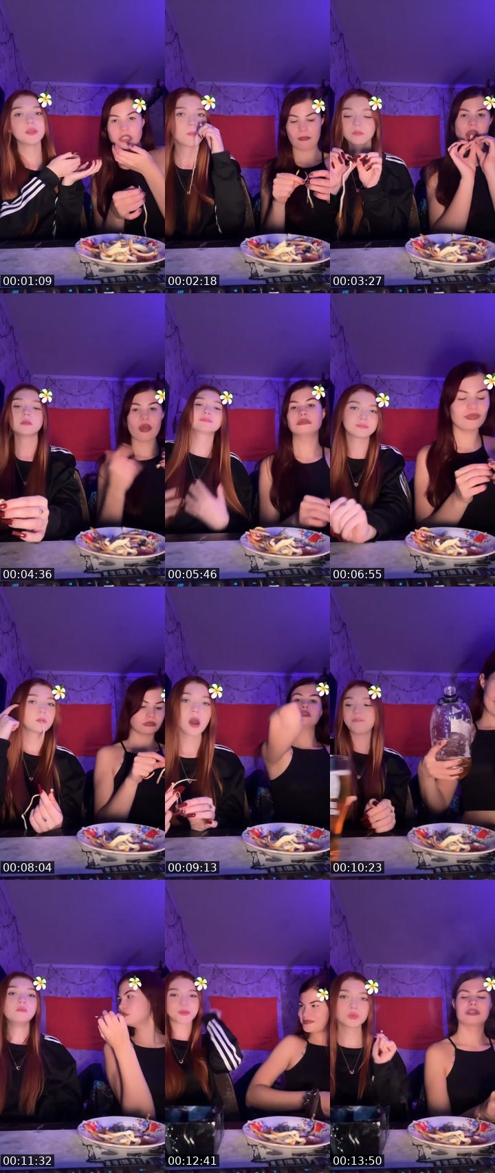 Contact-sheet preview of Elizabeth🪷's Liveme recording