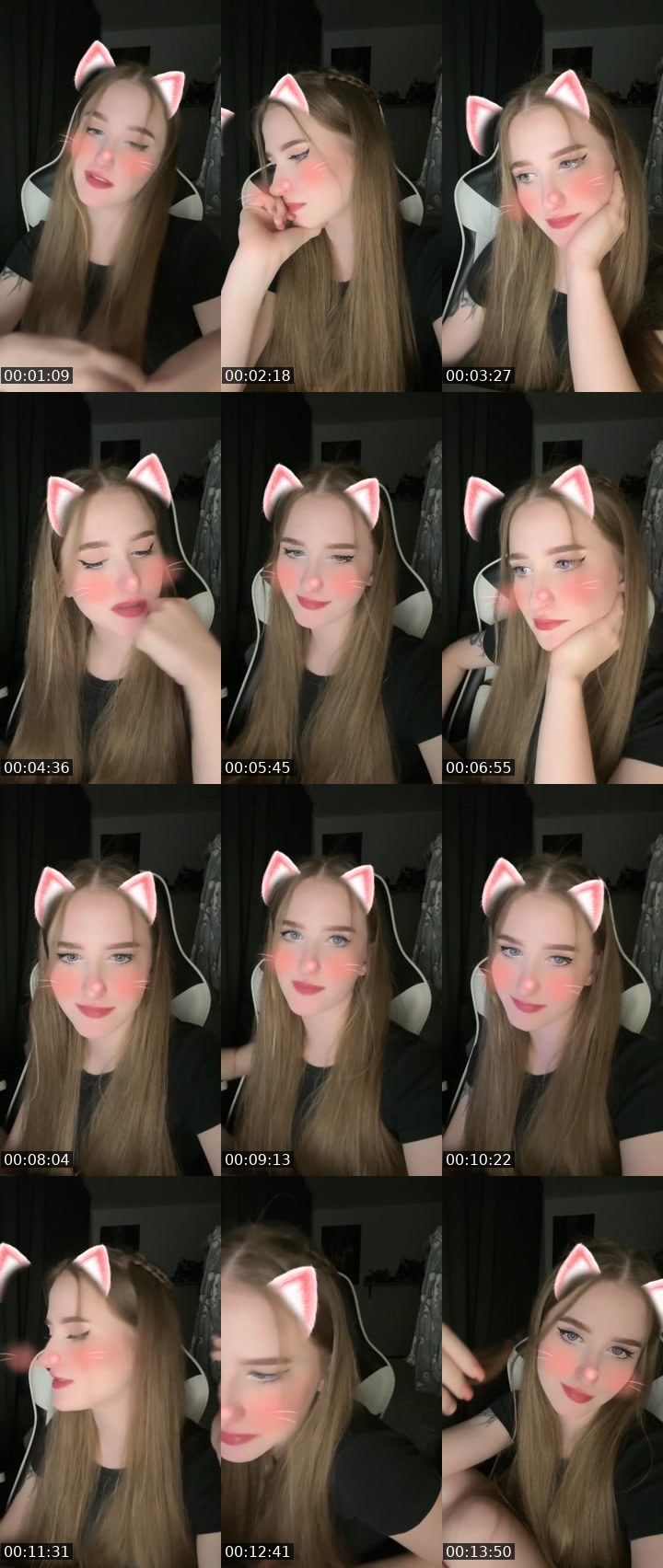 Contact-sheet preview of 💫 Ola 💫's Liveme recording