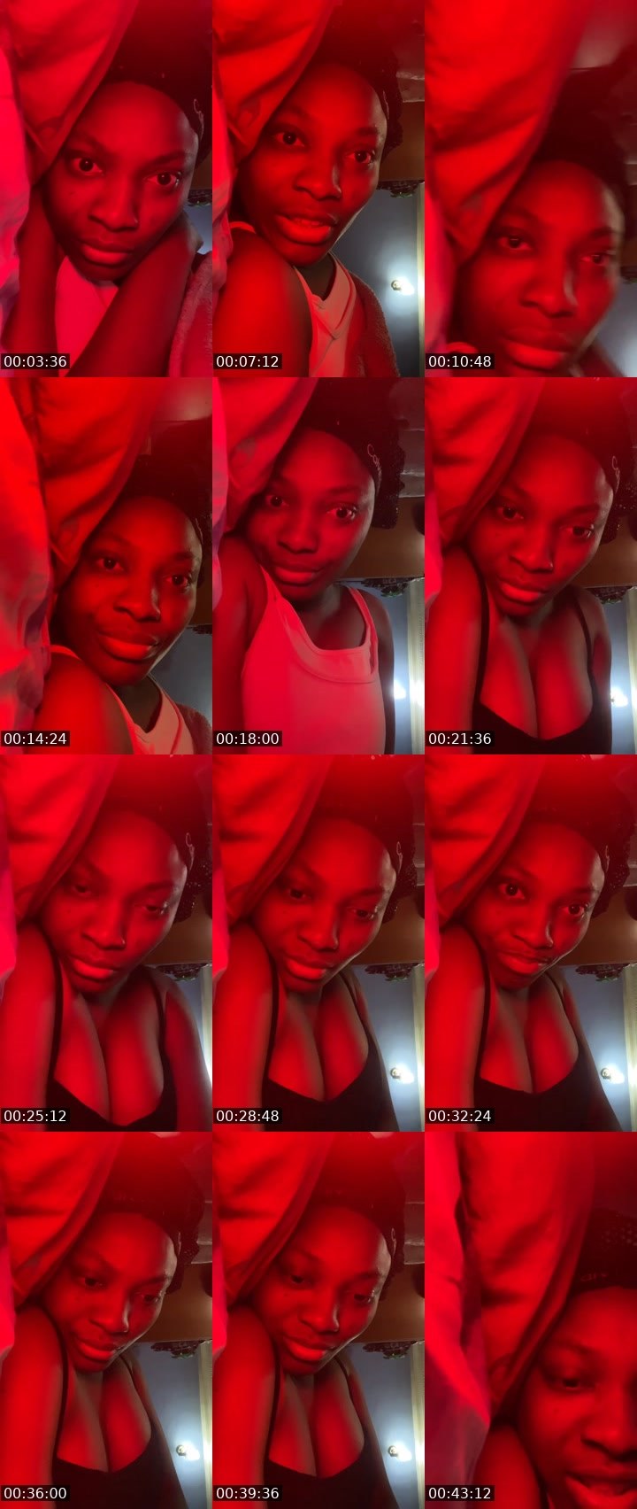 Contact-sheet preview of 🥀RaRe's Liveme recording