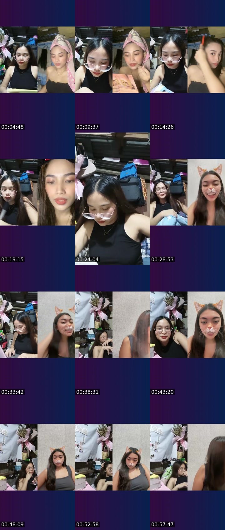 Contact-sheet preview of ♛ₚₕAS🌟🐦‍⬛'s Liveme recording
