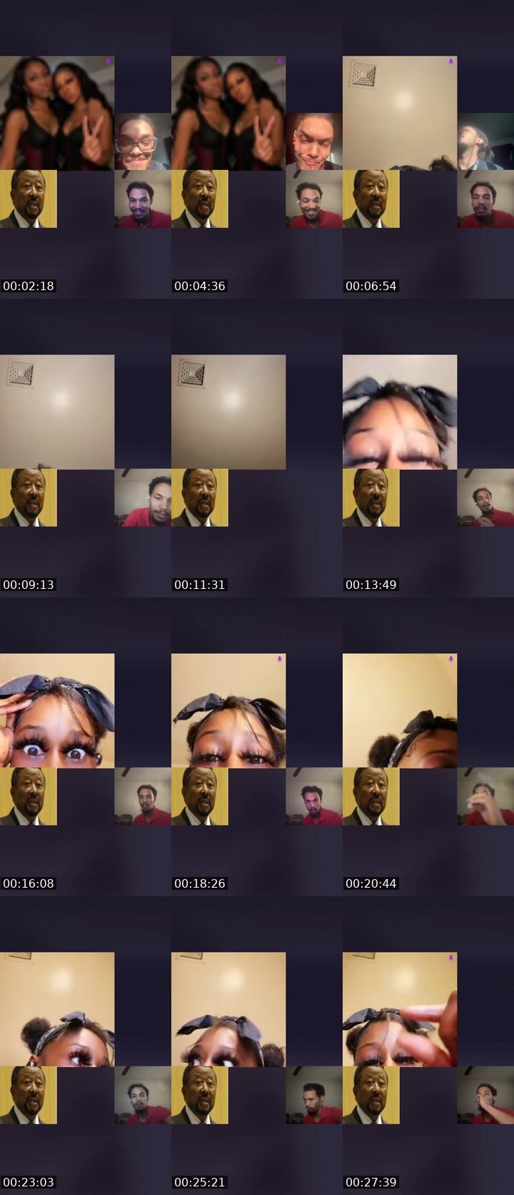 Contact-sheet preview of Nꫀׁׅܻꪀׁׅɑׁׅ֮ 🥀.x🖤.'s Liveme recording