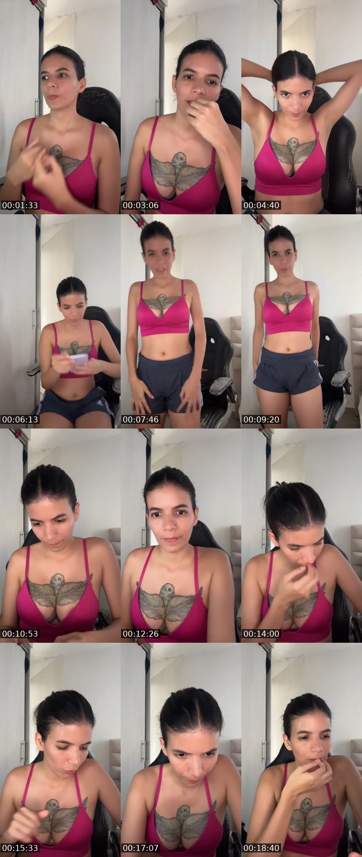 Contact-sheet preview of 🌈Abril Sinclaire🌈's Liveme recording