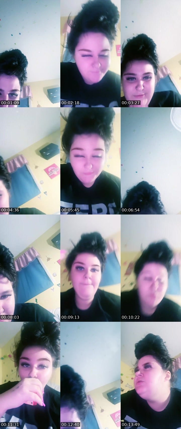 Contact-sheet preview of Flowerpower9069's Liveme recording