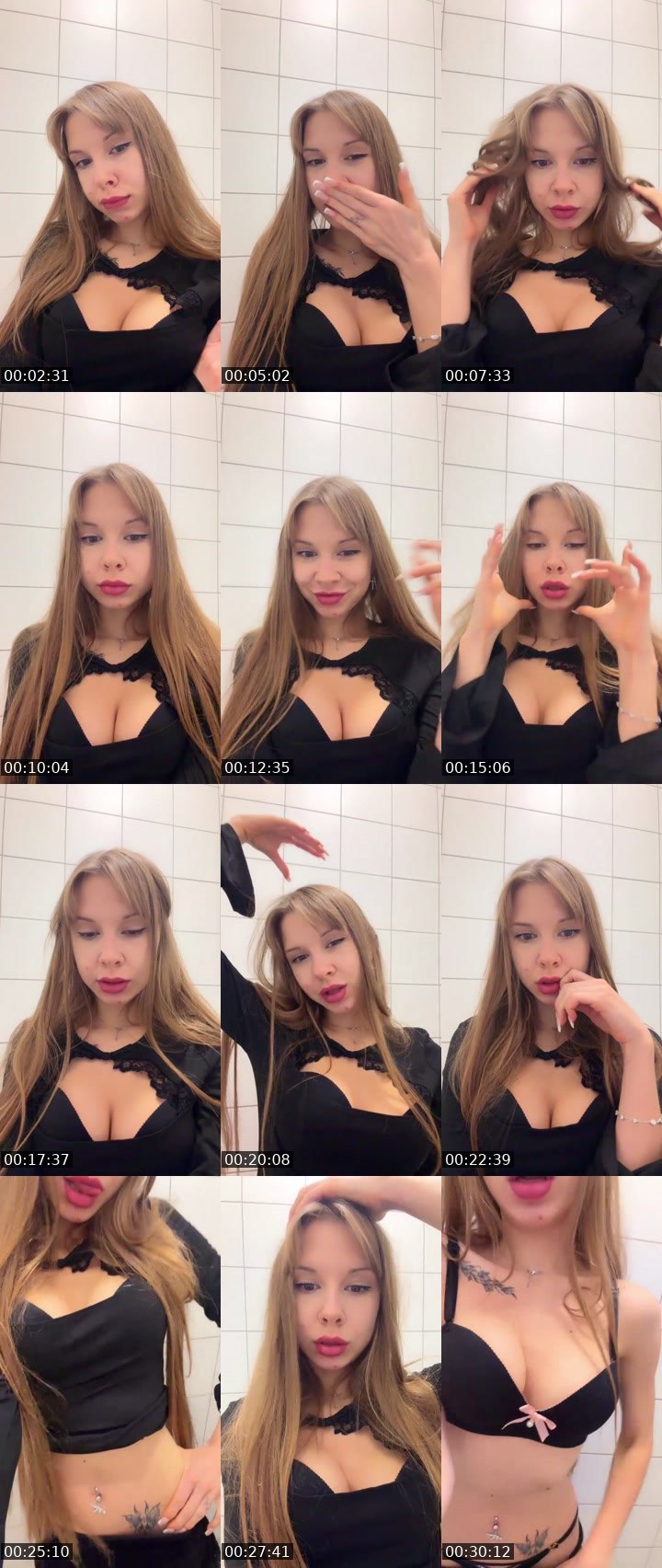 Contact-sheet preview of 𝓢 𝓸 𝓯 𝓲 𝓪💋🥀's Liveme recording