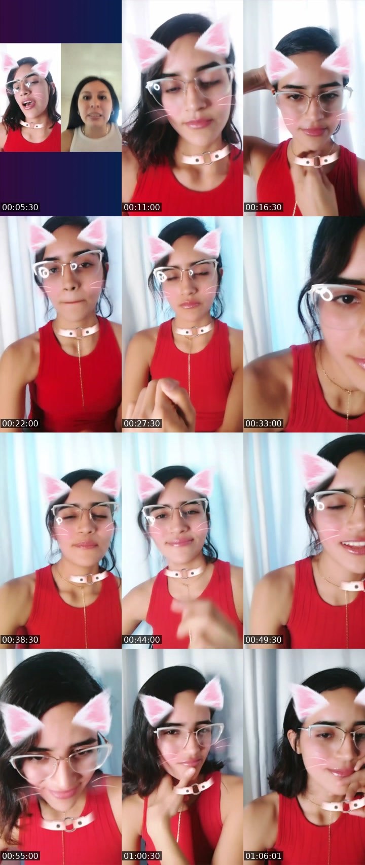 Contact-sheet preview of 🫧🌪️Ashley.P 🔥's Liveme recording