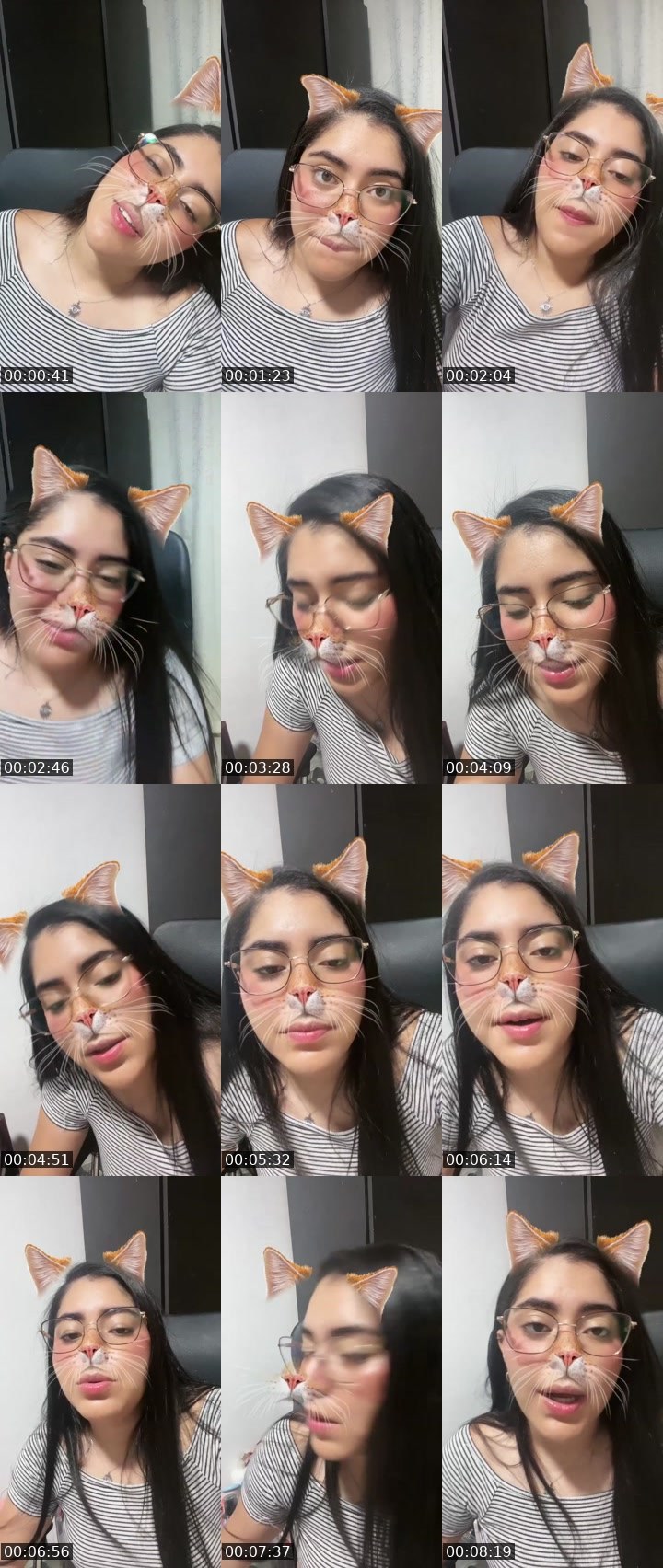 Contact-sheet preview of 𝓝𝓲𝓬𝓸𝓵𝓮🤎✨'s Liveme recording