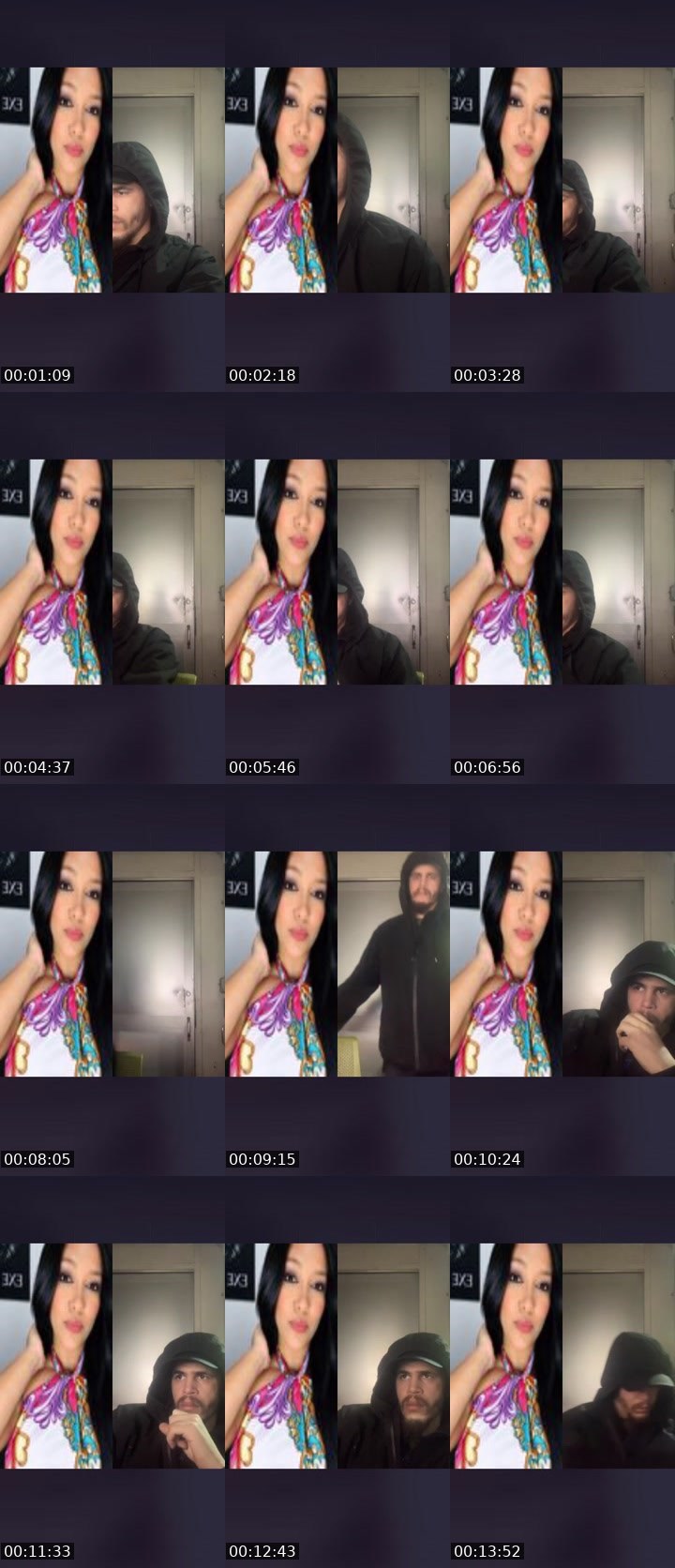 Contact-sheet preview of 🍎Ž⃤Ť⃤sara🦉⃤'s Liveme recording