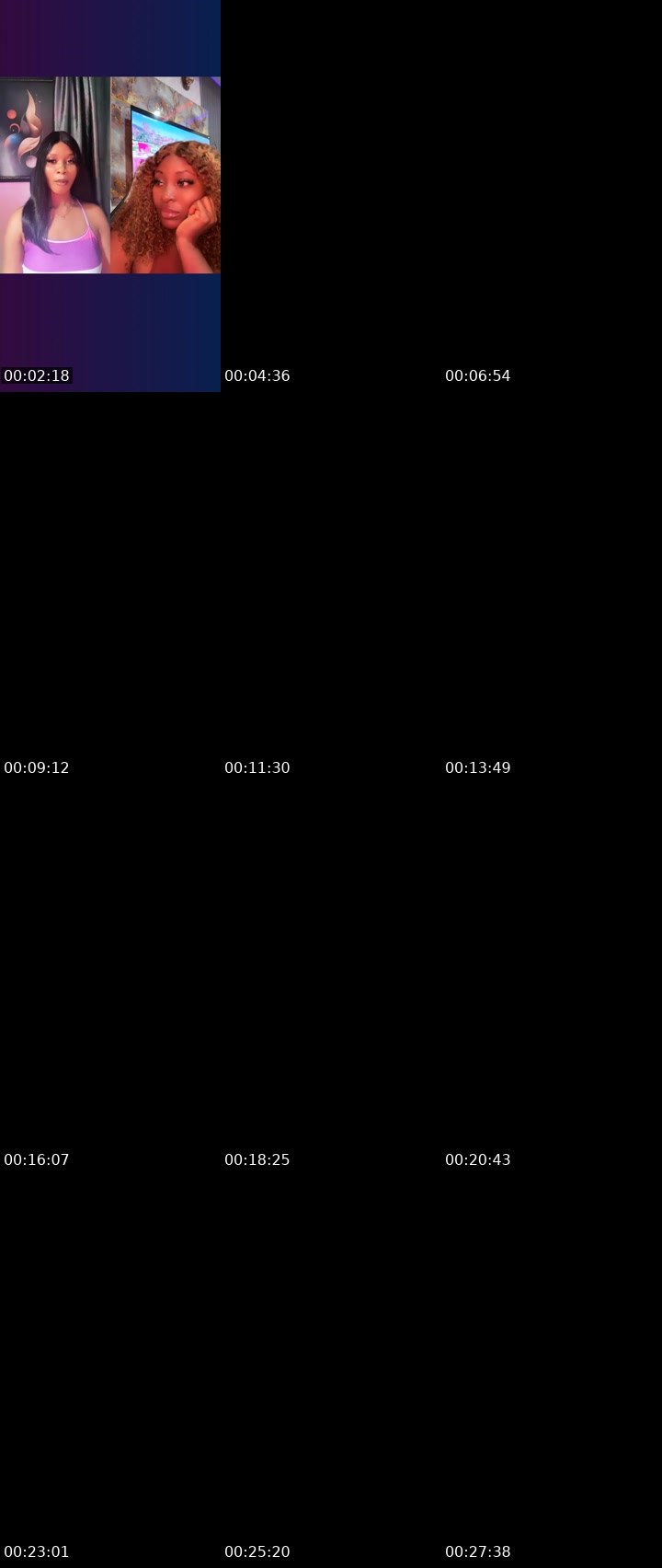 Contact-sheet preview of 6k🏦Ms JENNIE💎's Liveme recording