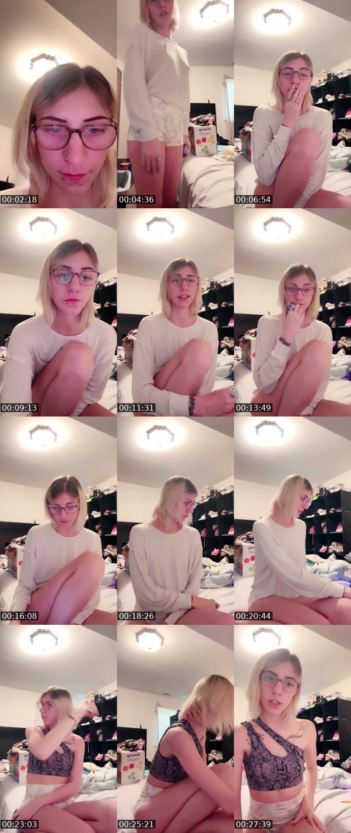 Contact-sheet preview of OhSoRose's Liveme recording