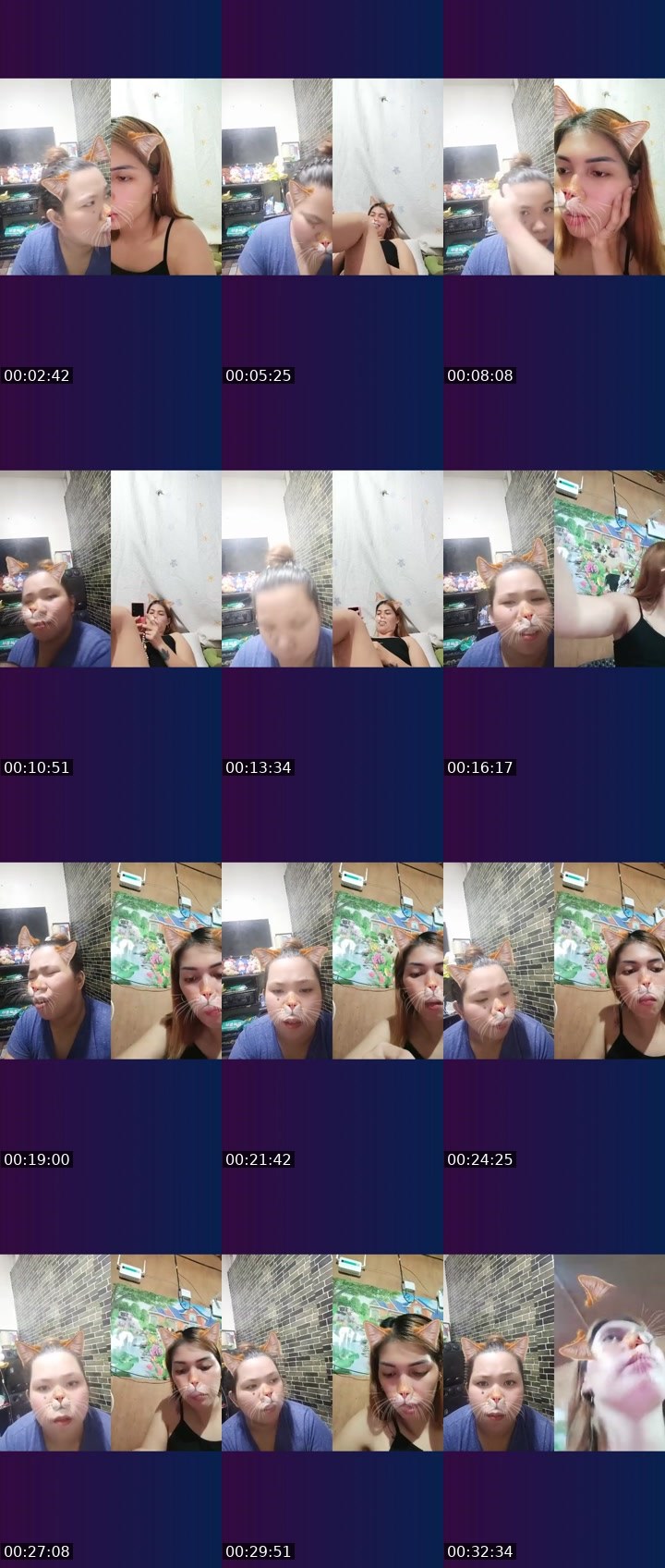 Contact-sheet preview of 🌶️jackie🫅🦢's Liveme recording