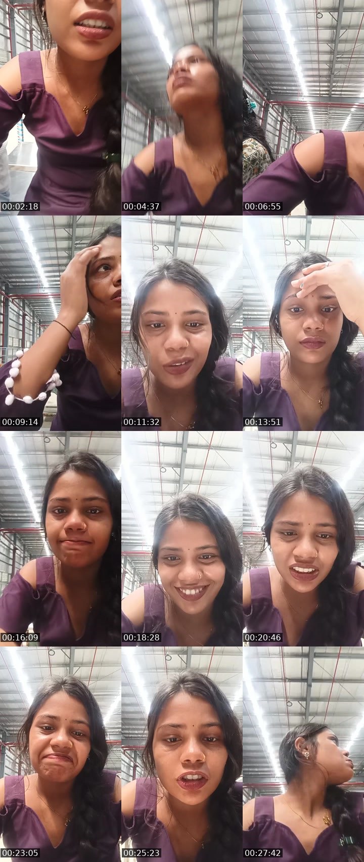 Contact-sheet preview of Neha Gaud's Liveme recording
