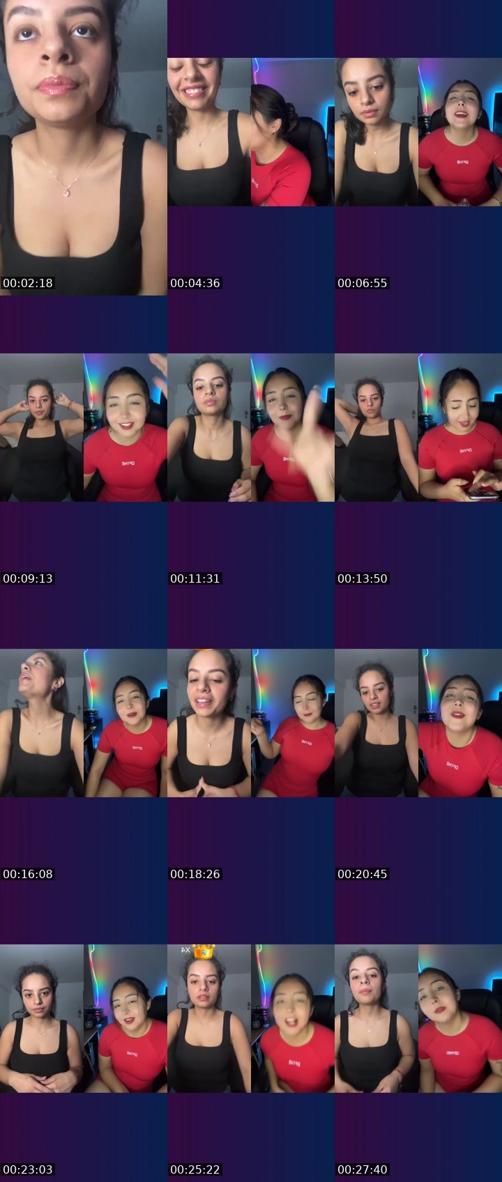 Contact-sheet preview of 💠Ariel🌸's Liveme recording