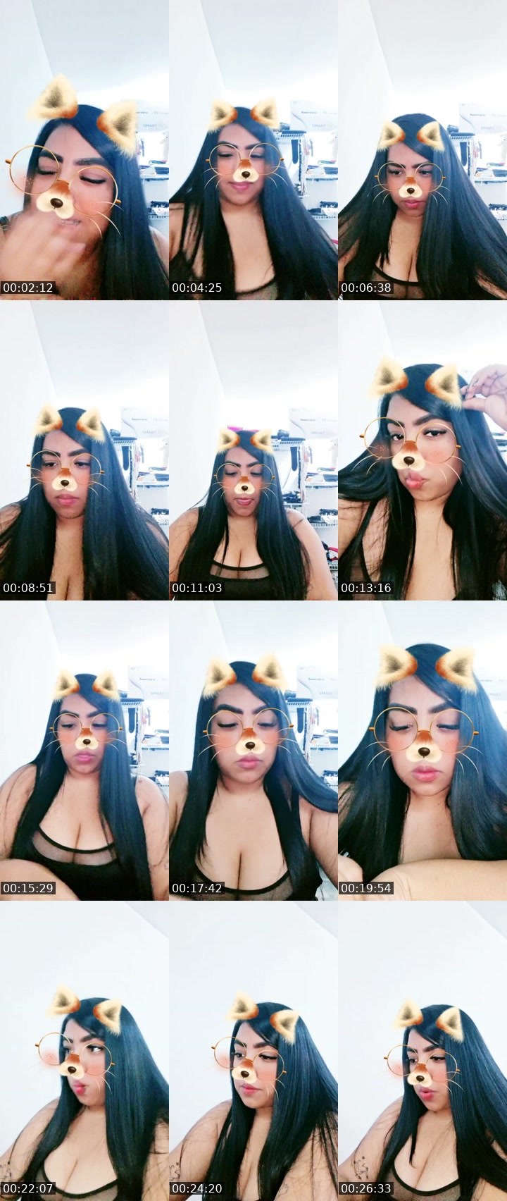 Contact-sheet preview of ꀘꎭꍟꋪꈤ☁️🧸's Liveme recording
