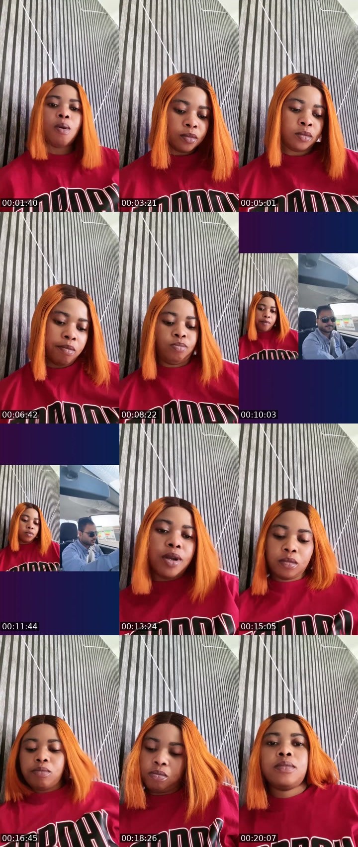 Contact-sheet preview of MERCYLUV💋's Liveme recording
