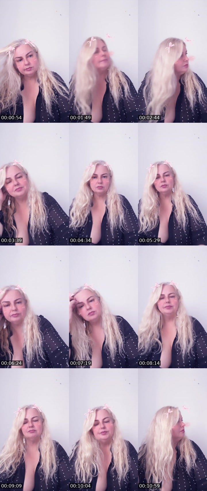 Contact-sheet preview of Lory Velvet🌹💋's Liveme recording