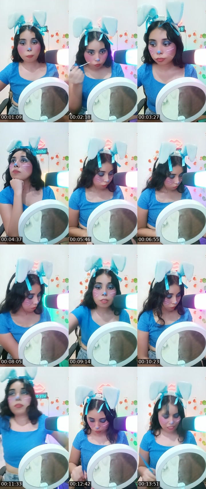Contact-sheet preview of Aꪶⅈꫀ7k♔☘'s Liveme recording