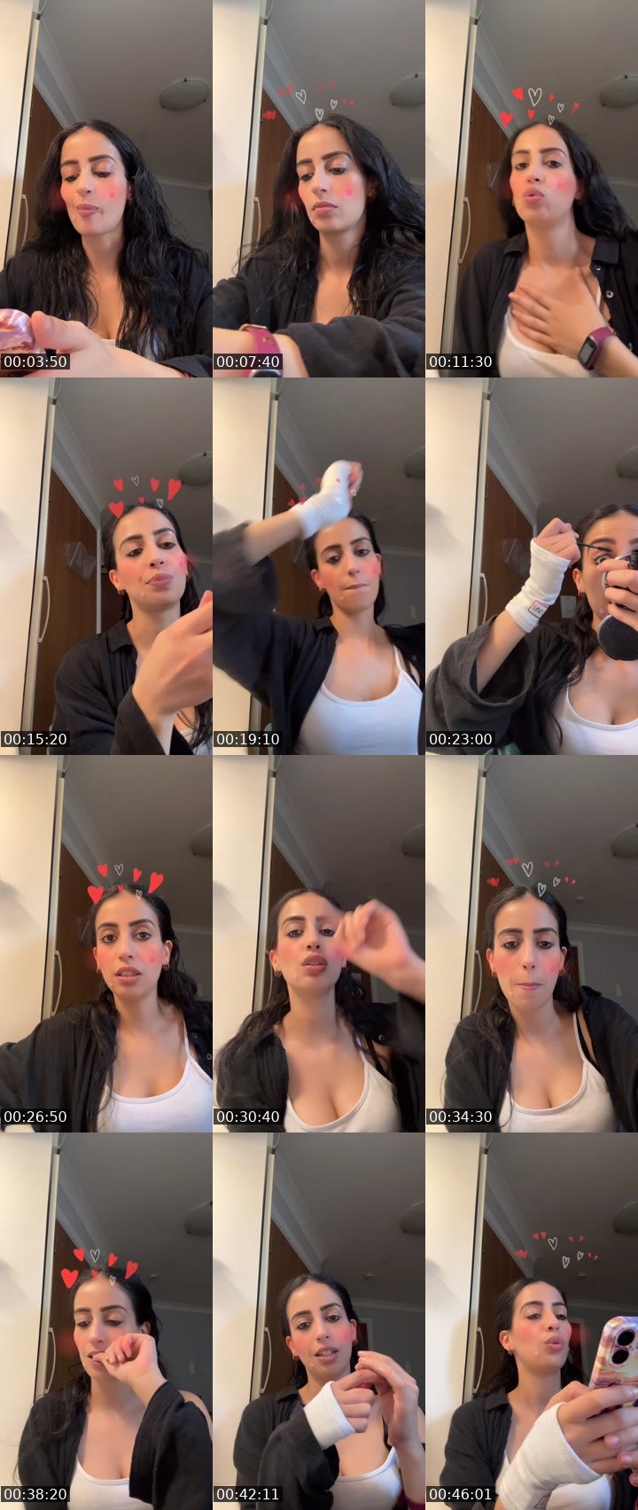 Contact-sheet preview of 𝐌𝐘𝐒𝐓𝐄𝐑𝐘 🐝's Liveme recording