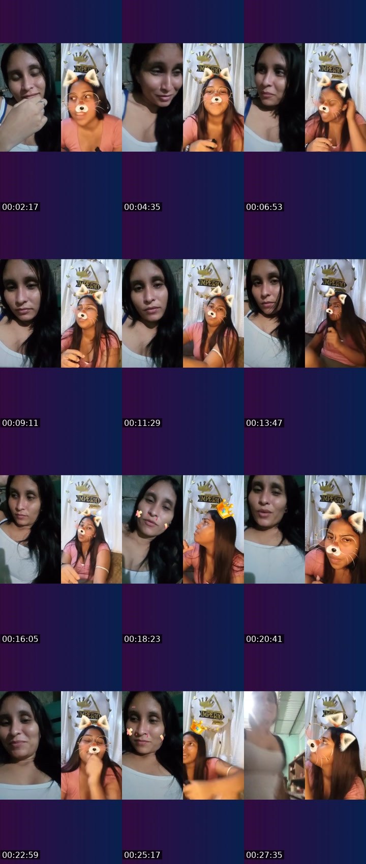Contact-sheet preview of 👑⃤🎨17k Ardat's Liveme recording