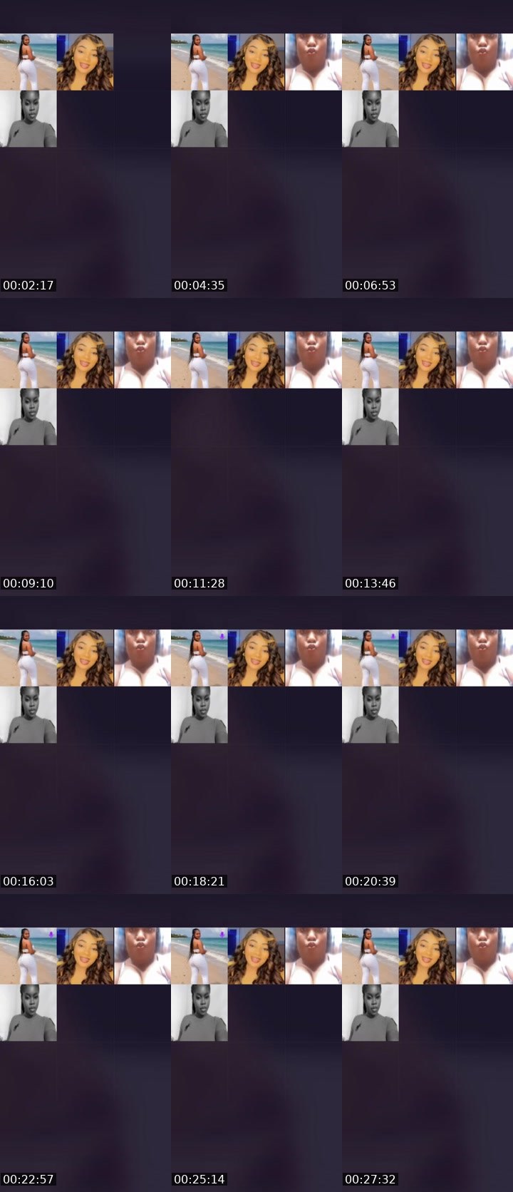 Contact-sheet preview of 🍕Mira💎💦💤's Liveme recording