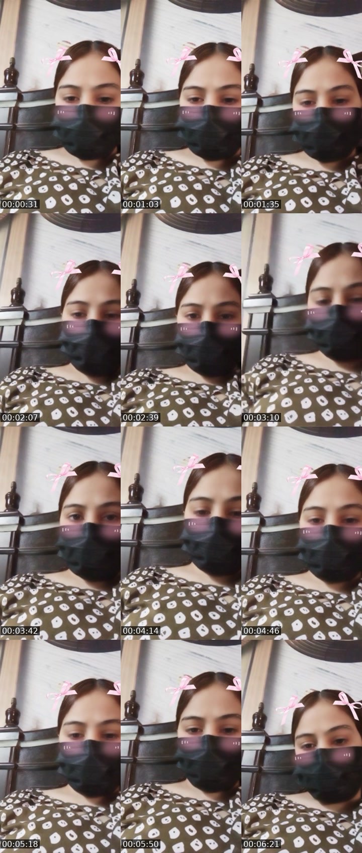Contact-sheet preview of hinag's Liveme recording