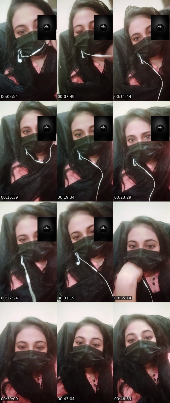 Contact-sheet preview of -Aina326341411's Liveme recording