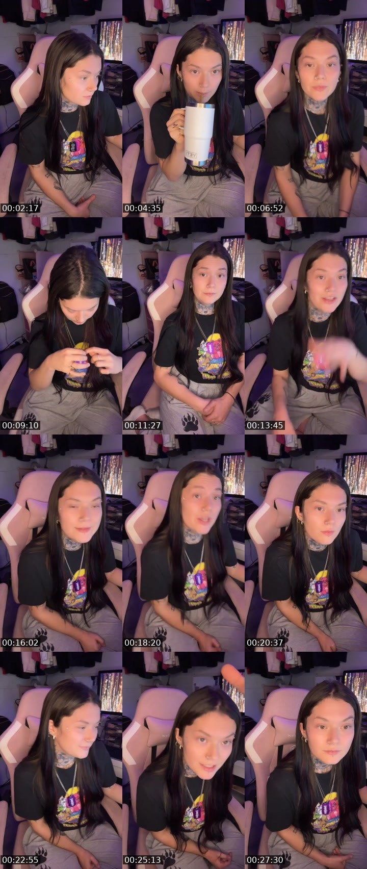 Contact-sheet preview of ✧ርᎧᗰᗴT🤍༞'s Liveme recording