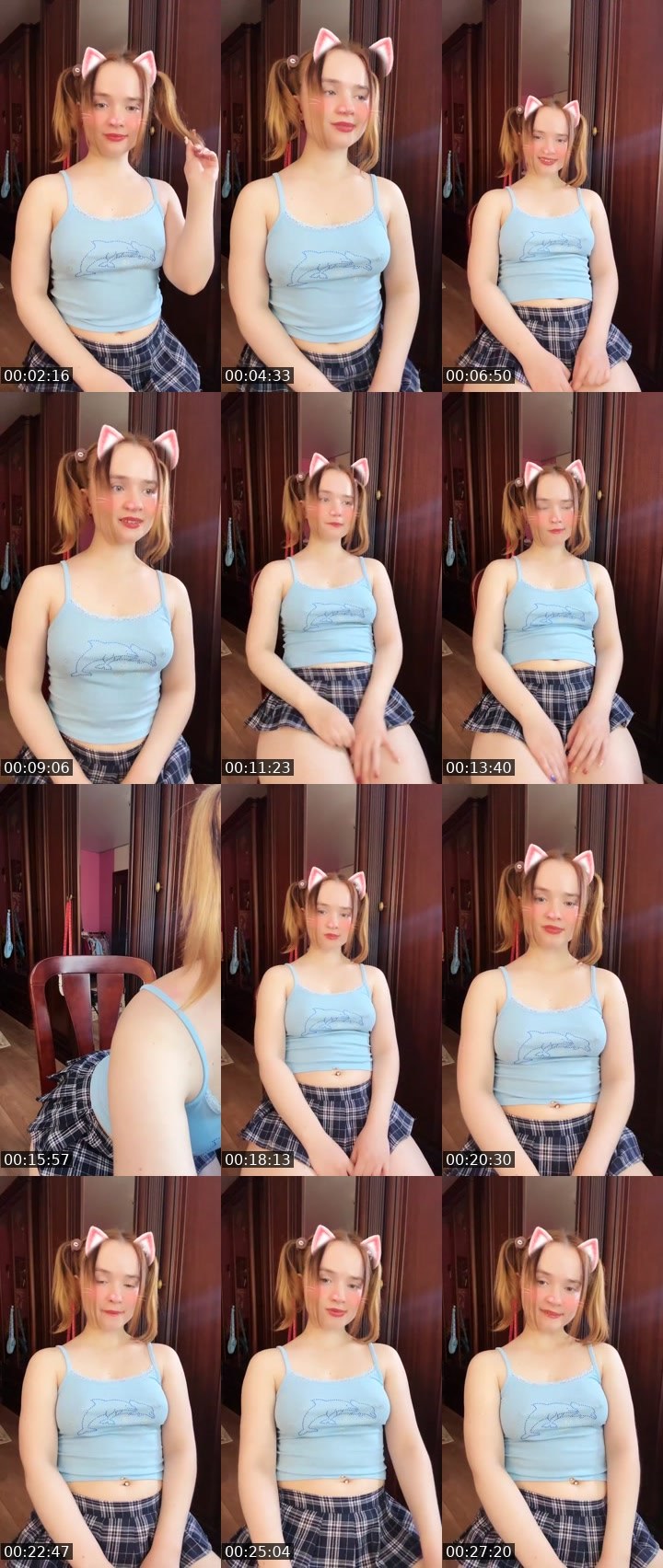 Contact-sheet preview of Tanya Oink-Oink's Liveme recording