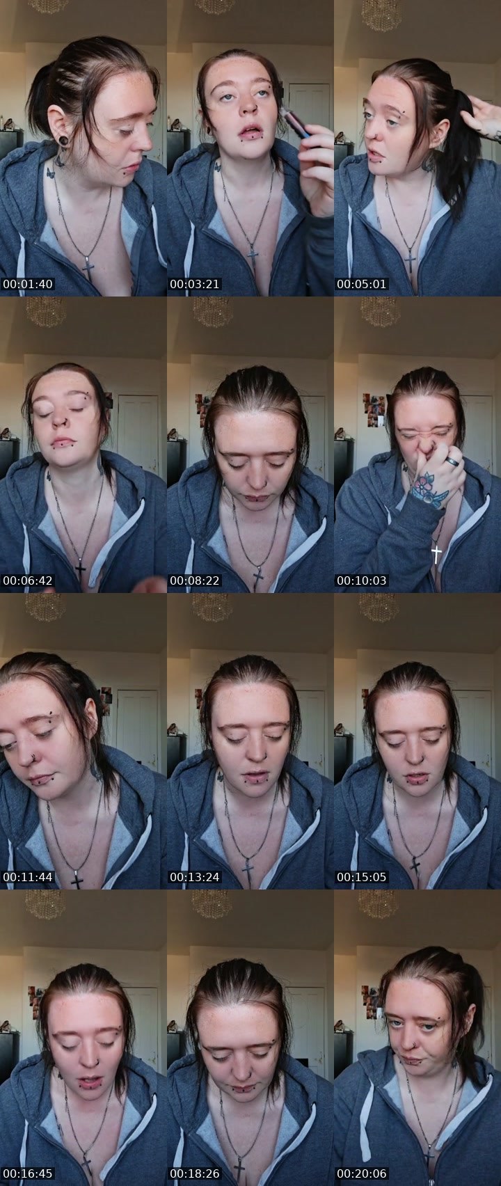 Contact-sheet preview of ✌️🐮MOO🐮✌️'s Liveme recording