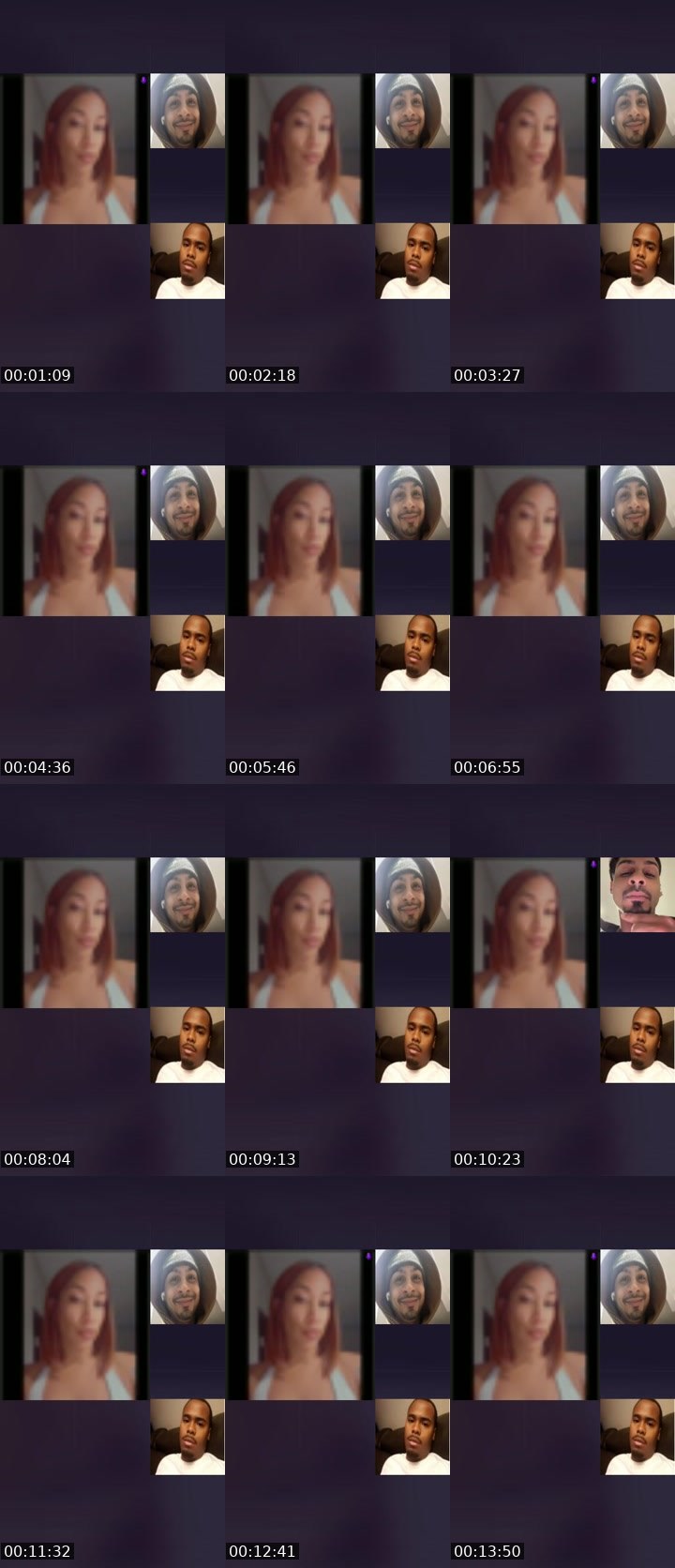 Contact-sheet preview of 𝓙𝓐𝓓𝓐💋's Liveme recording