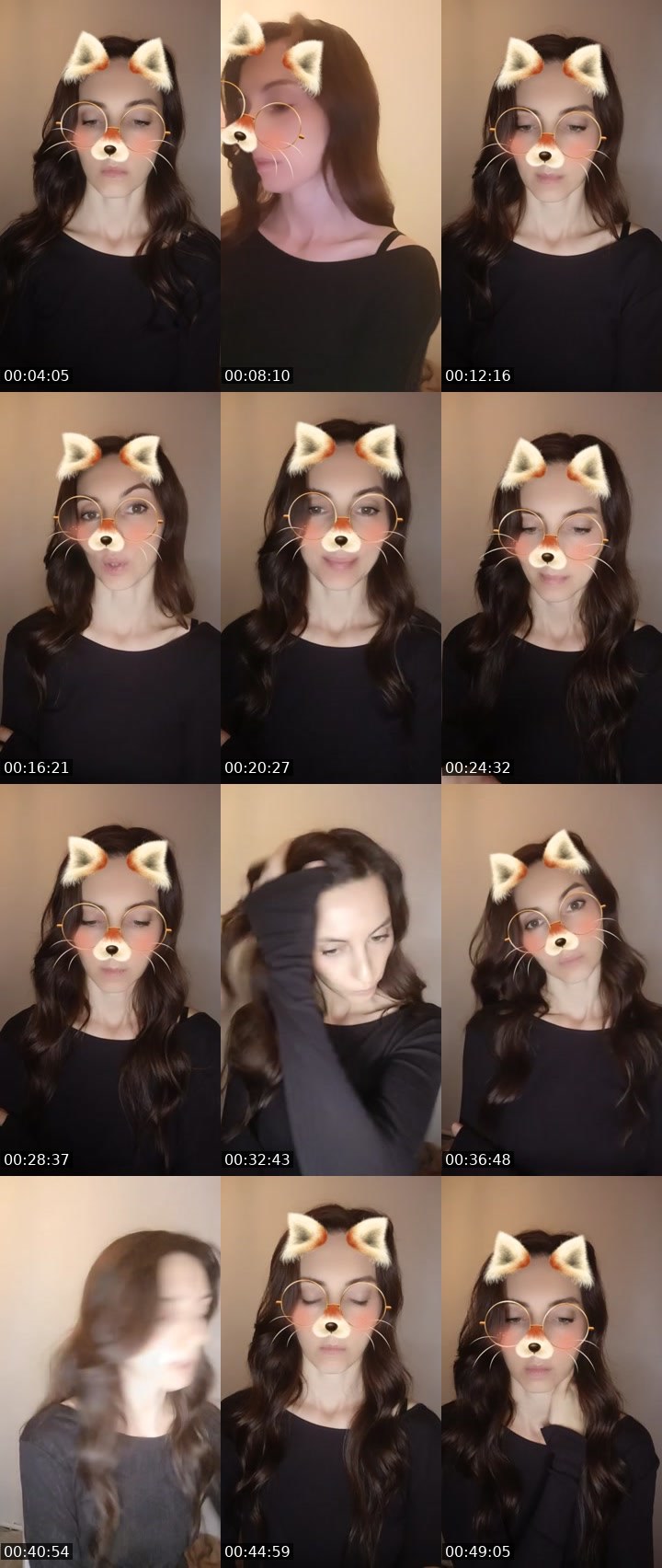 Contact-sheet preview of 💯Oly's Liveme recording