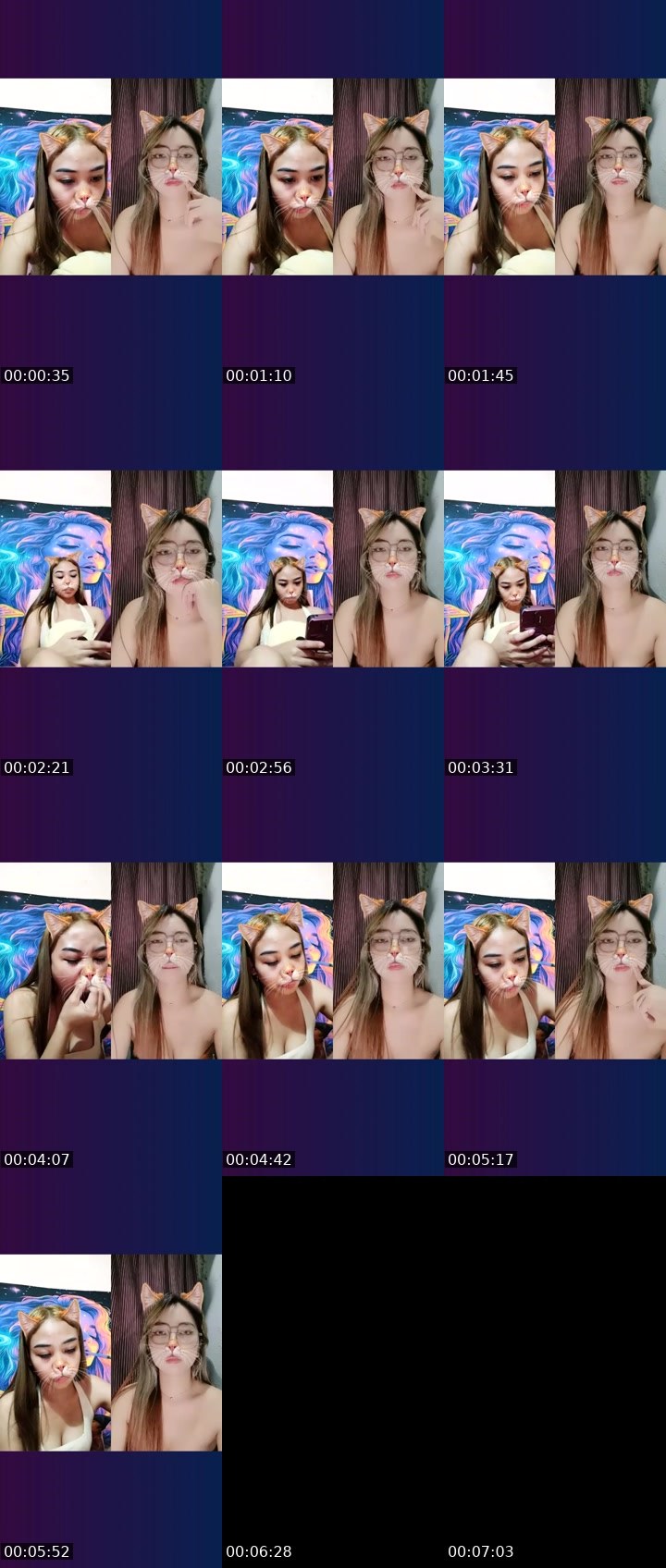 Contact-sheet preview of TA⃟🪽 cHu👼's Liveme recording