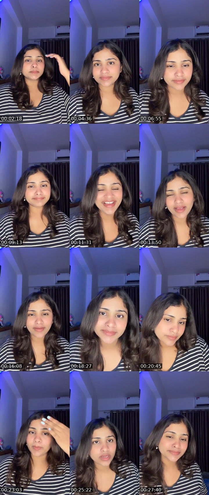 Contact-sheet preview of Nish1's Liveme recording
