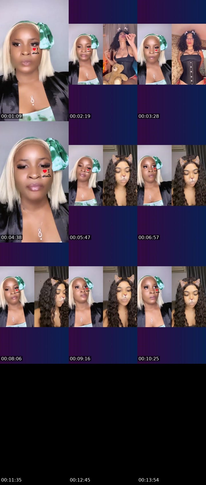 Contact-sheet preview of 24k🕷️NxtPromzy💰🦍's Liveme recording