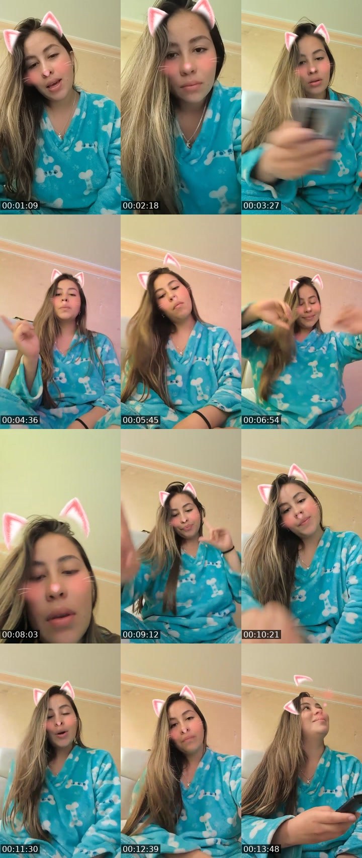 Contact-sheet preview of vale_Black👑's Liveme recording